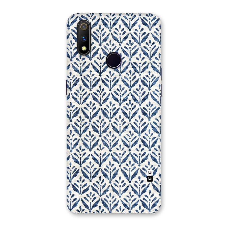 Blue Leaf Back Case for Realme 3 Pro