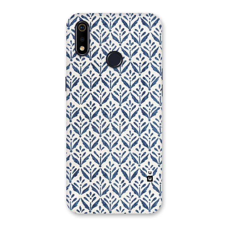 Blue Leaf Back Case for Realme 3i