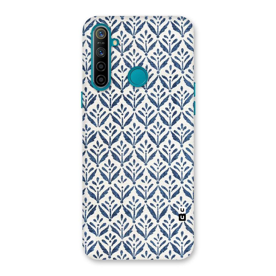 Blue Leaf Back Case for Realme 5i