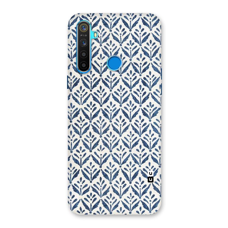 Blue Leaf Back Case for Realme 5s