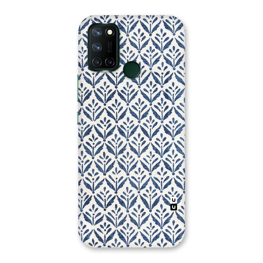 Blue Leaf Back Case for Realme 7i