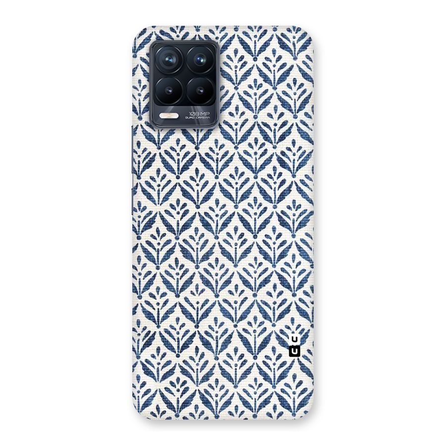 Blue Leaf Back Case for Realme 8 Pro