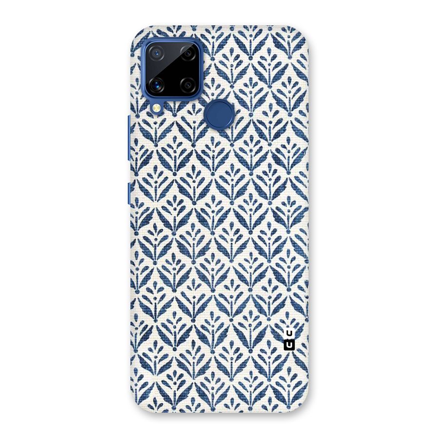 Blue Leaf Back Case for Realme C15