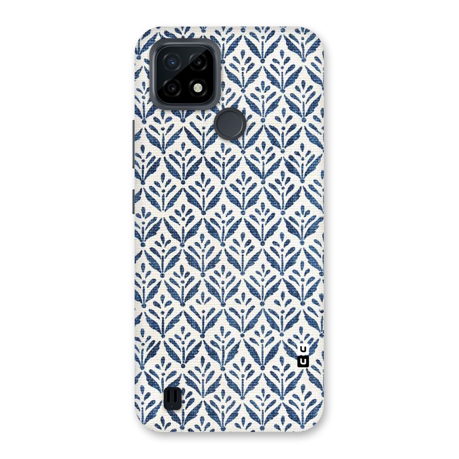 Blue Leaf Back Case for Realme C21
