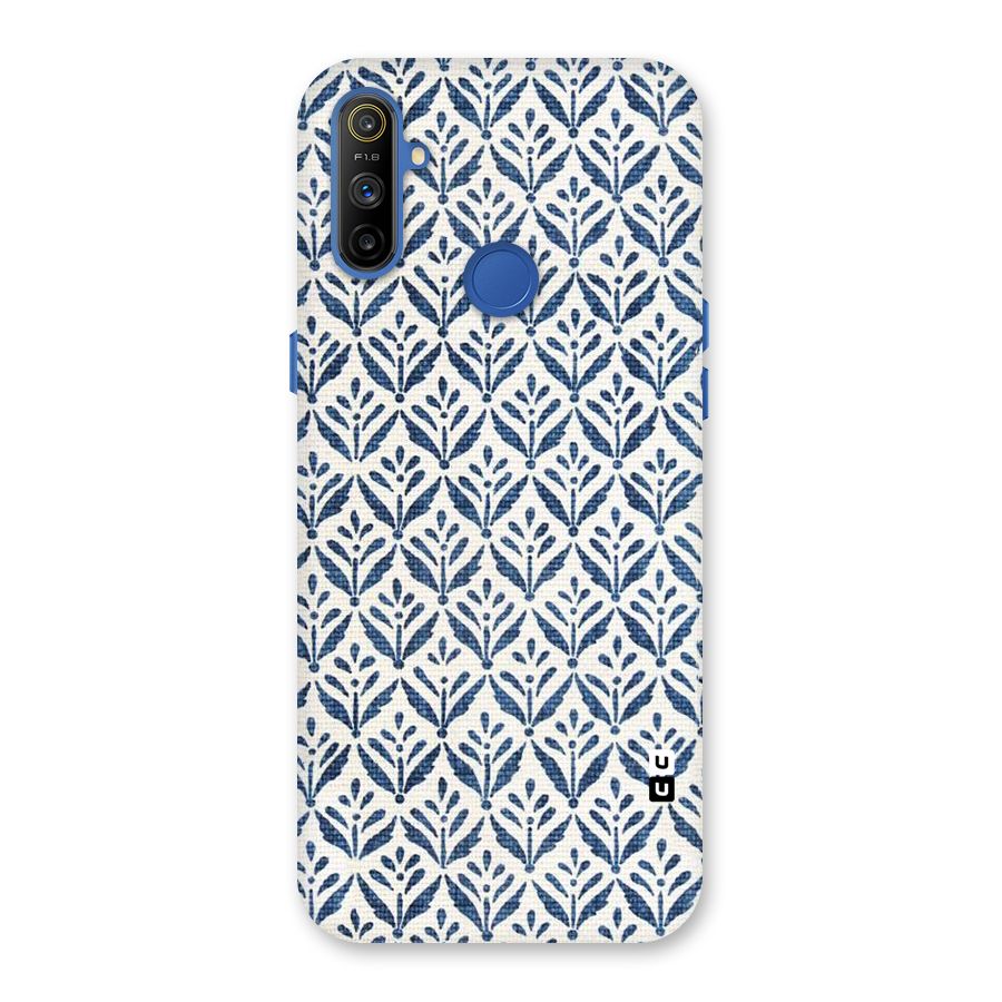 Blue Leaf Back Case for Realme Narzo 10A