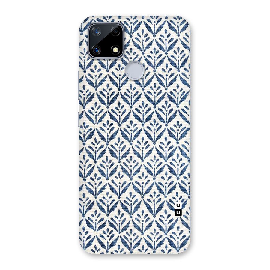 Blue Leaf Back Case for Realme Narzo 20