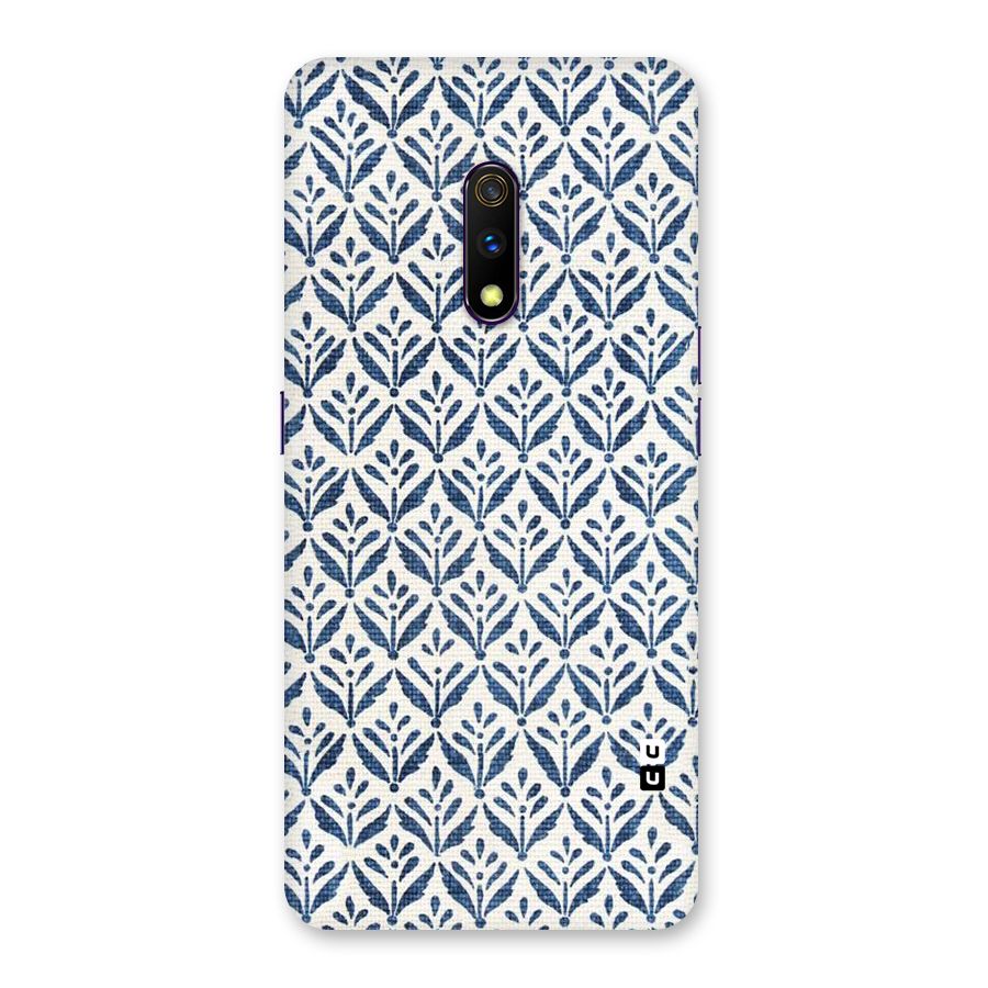 Blue Leaf Back Case for Realme X