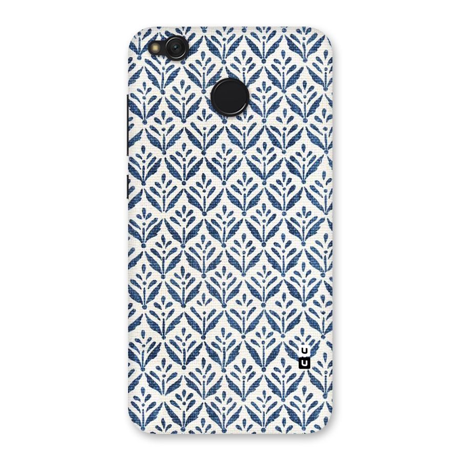 Blue Leaf Back Case for Redmi 4