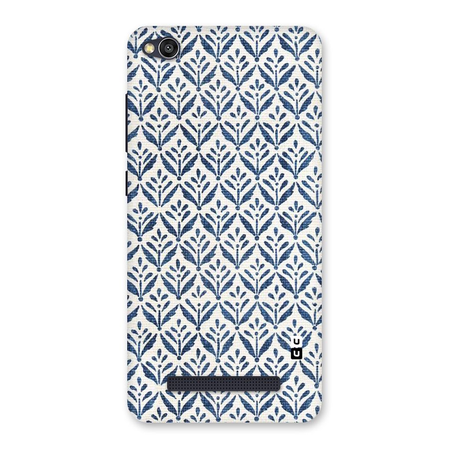 Blue Leaf Back Case for Redmi 4A