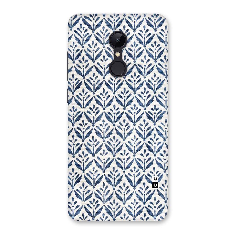Blue Leaf Back Case for Redmi 5