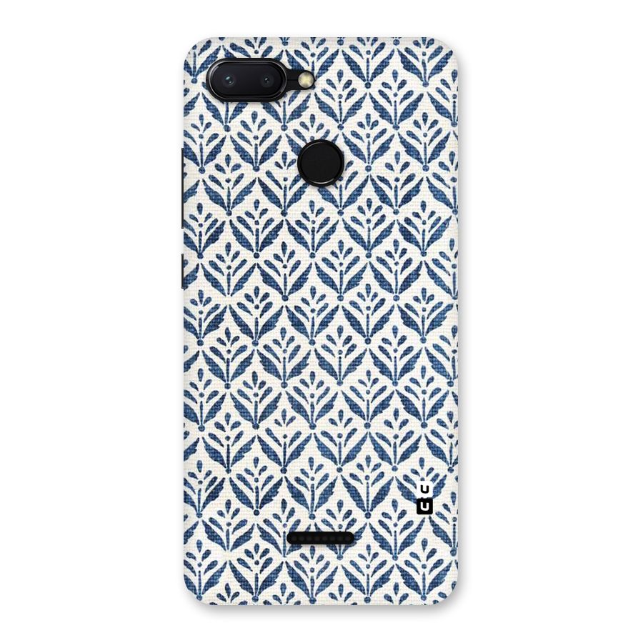 Blue Leaf Back Case for Redmi 6