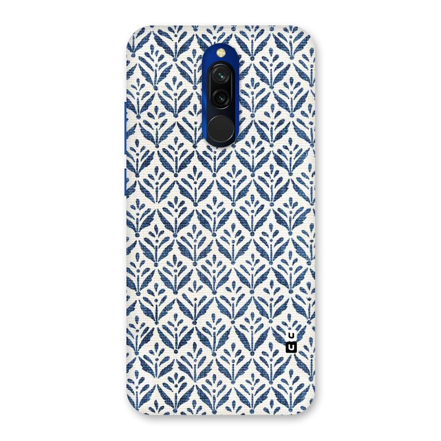 Blue Leaf Back Case for Redmi 8