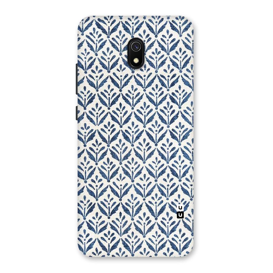 Blue Leaf Back Case for Redmi 8A