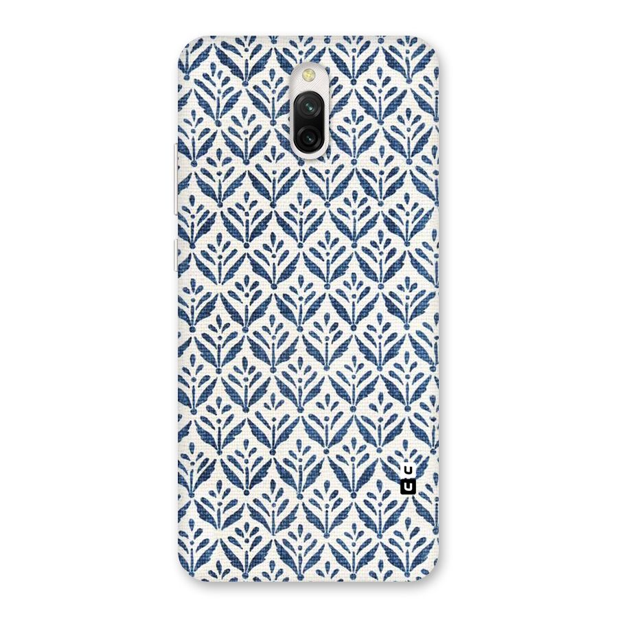 Blue Leaf Back Case for Redmi 8A Dual