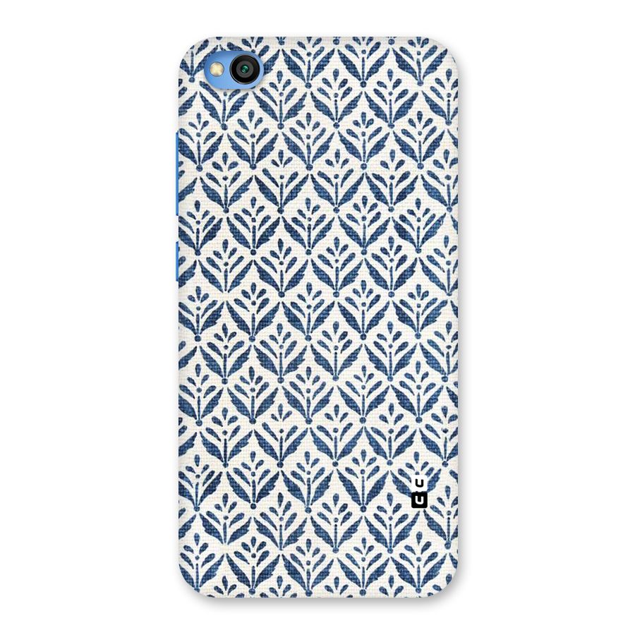 Blue Leaf Back Case for Redmi Go