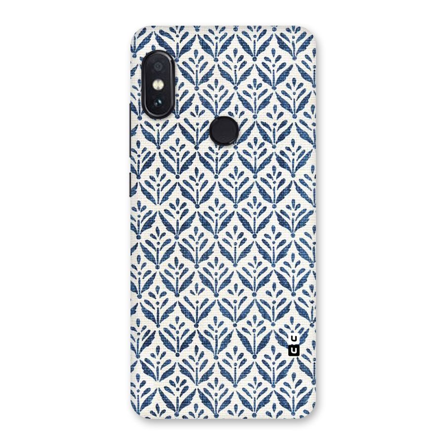 Blue Leaf Back Case for Redmi Note 5 Pro