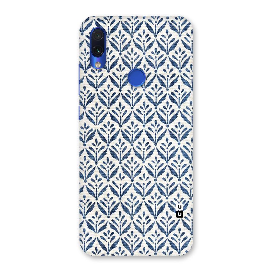 Blue Leaf Back Case for Redmi Note 7