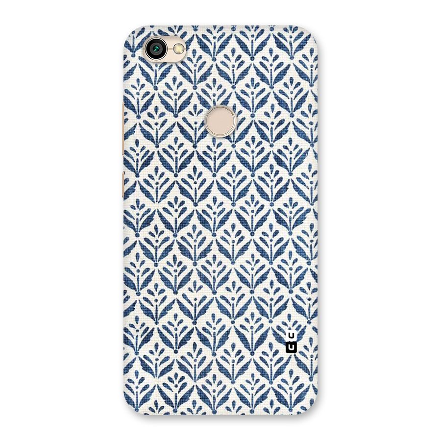 Blue Leaf Back Case for Redmi Y1 2017