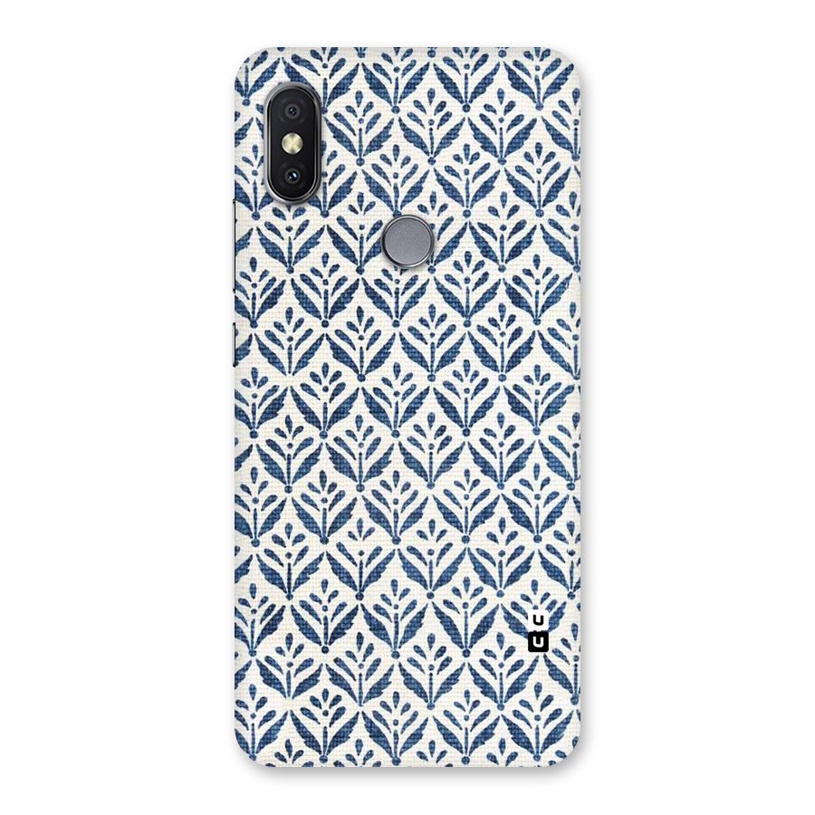Blue Leaf Back Case for Redmi Y2