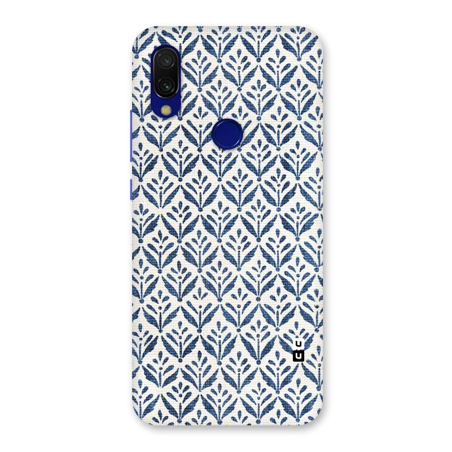 Blue Leaf Back Case for Redmi Y3