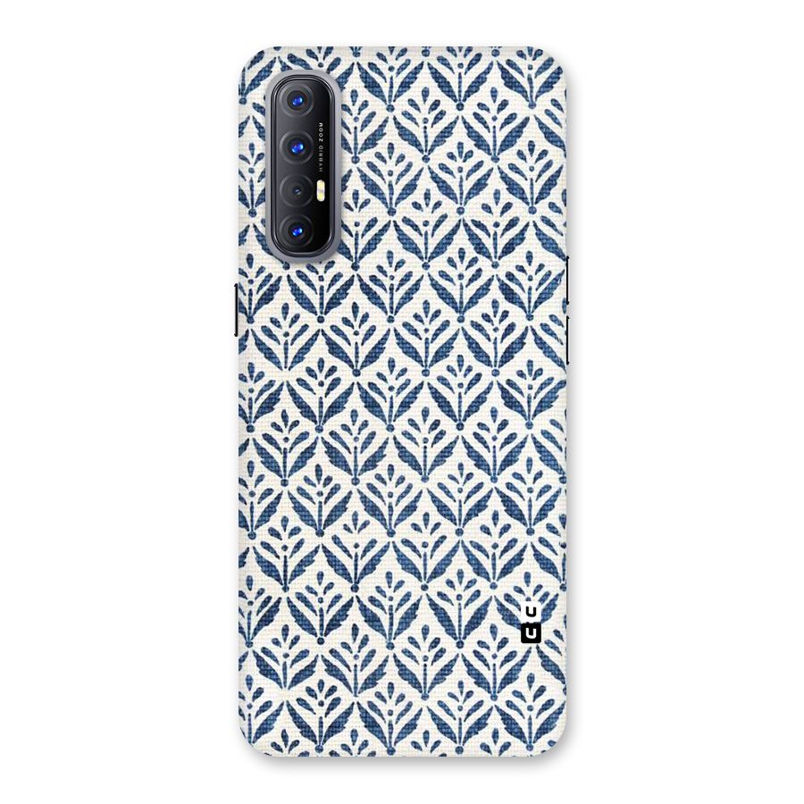 Blue Leaf Back Case for Reno3 Pro