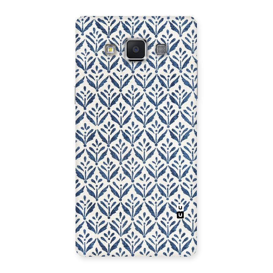 Blue Leaf Back Case for Samsung Galaxy A5