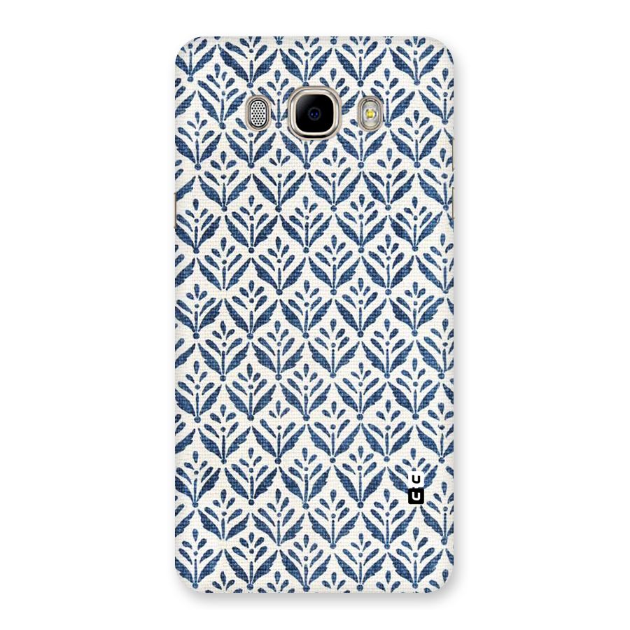 Blue Leaf Back Case for Samsung Galaxy J7 2016
