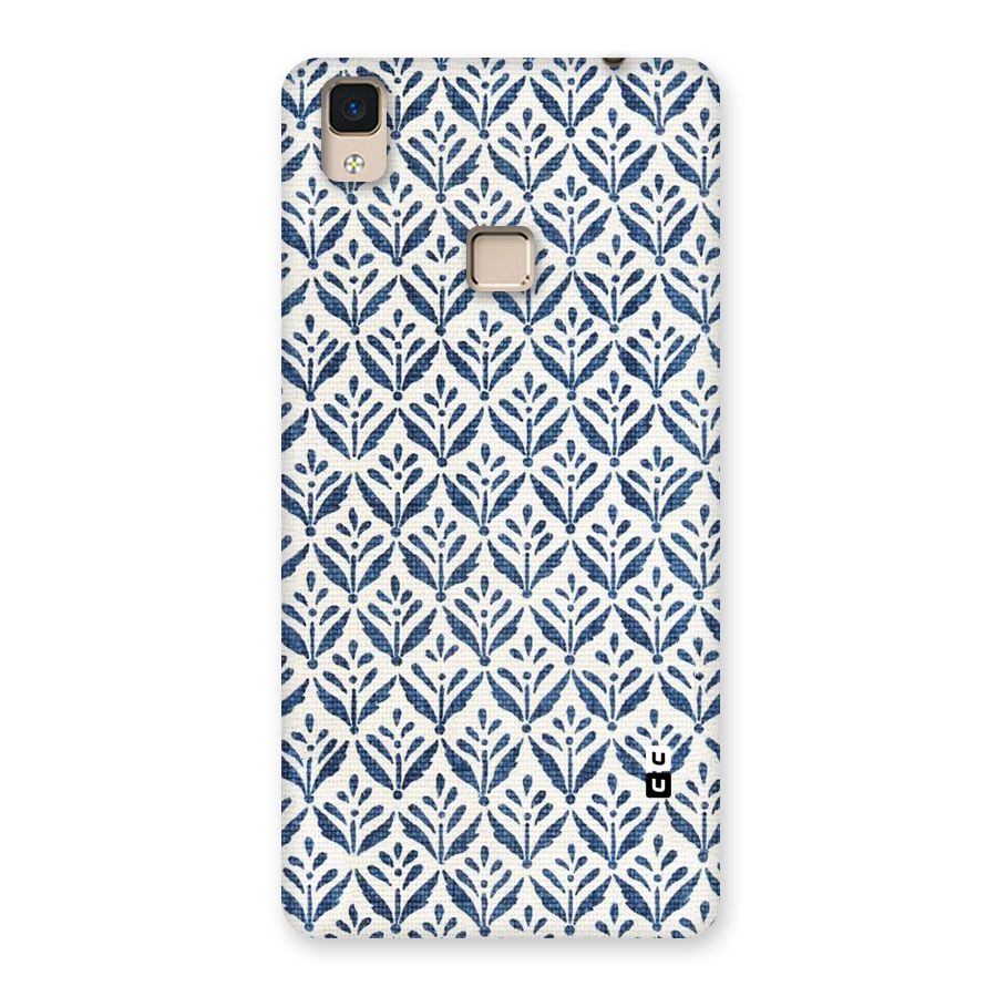 Blue Leaf Back Case for V3 Max