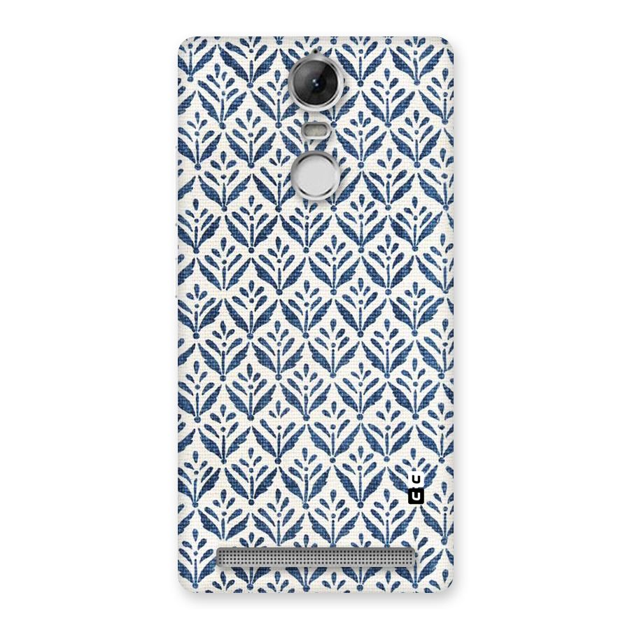 Blue Leaf Back Case for Vibe K5 Note
