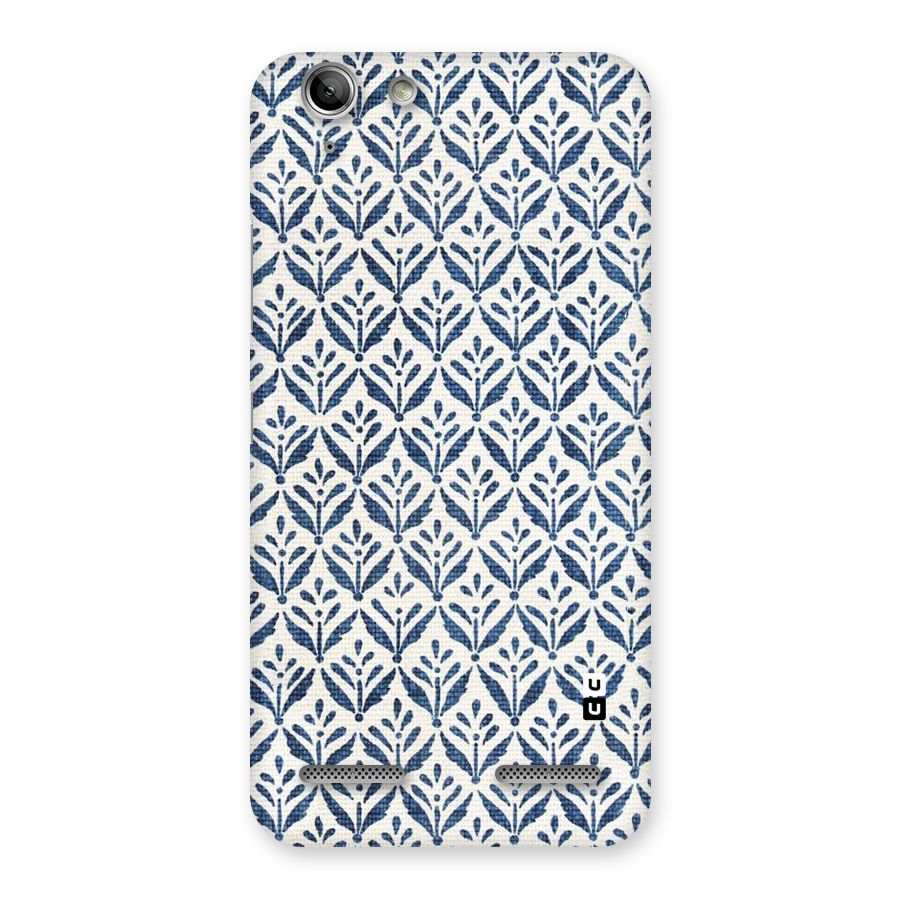 Blue Leaf Back Case for Vibe K5 Plus