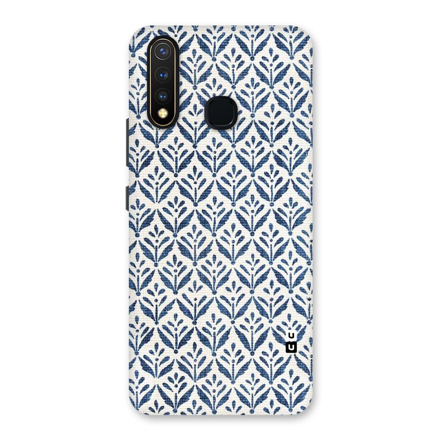 Blue Leaf Back Case for Vivo U20