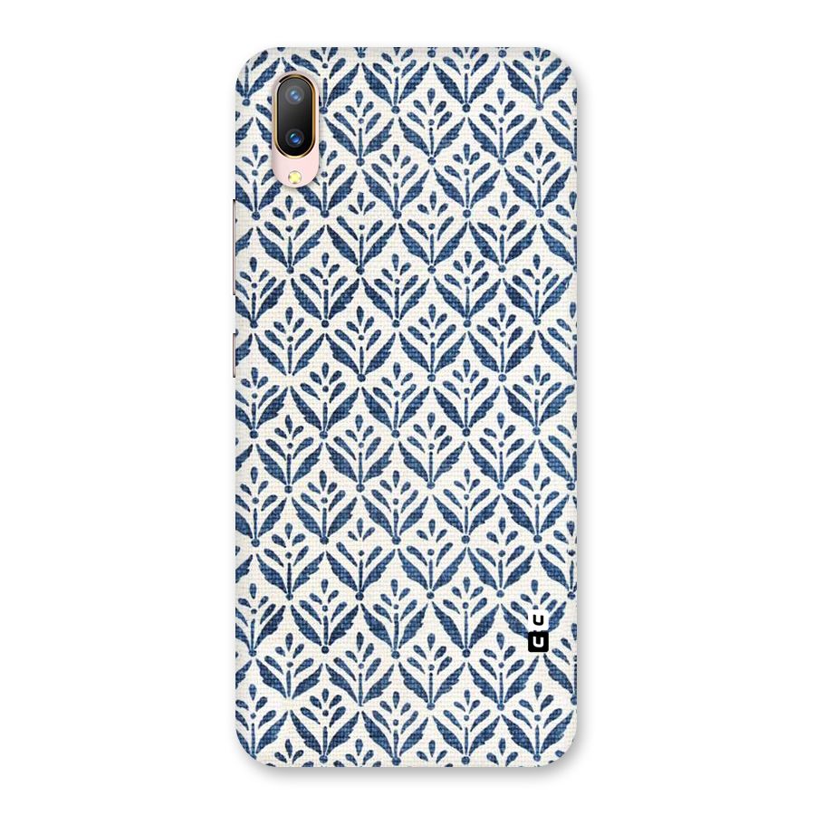 Blue Leaf Back Case for Vivo V11 Pro