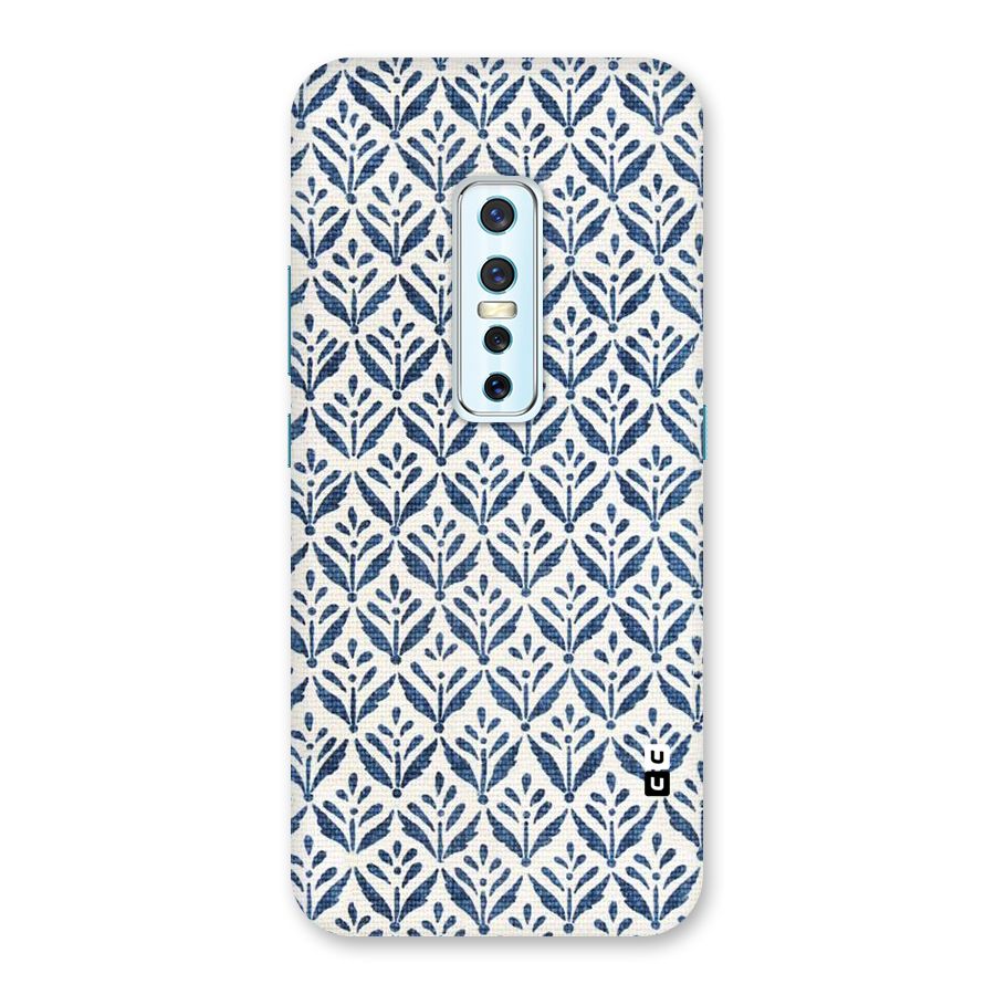 Blue Leaf Back Case for Vivo V17 Pro