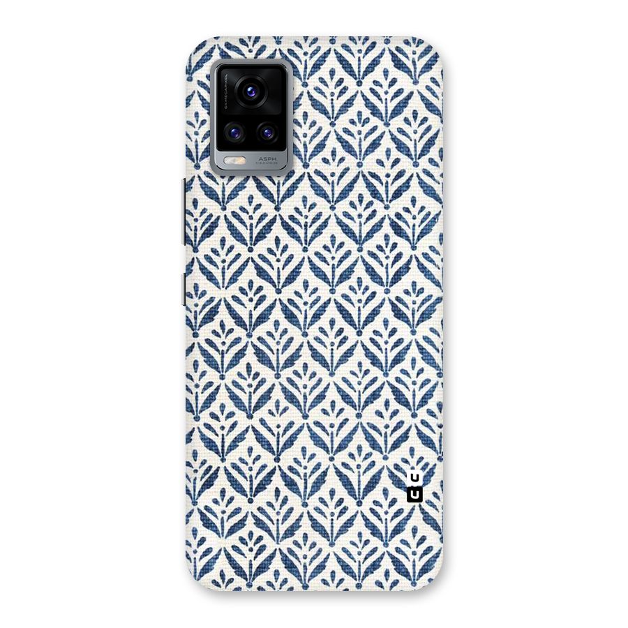Blue Leaf Back Case for Vivo V20