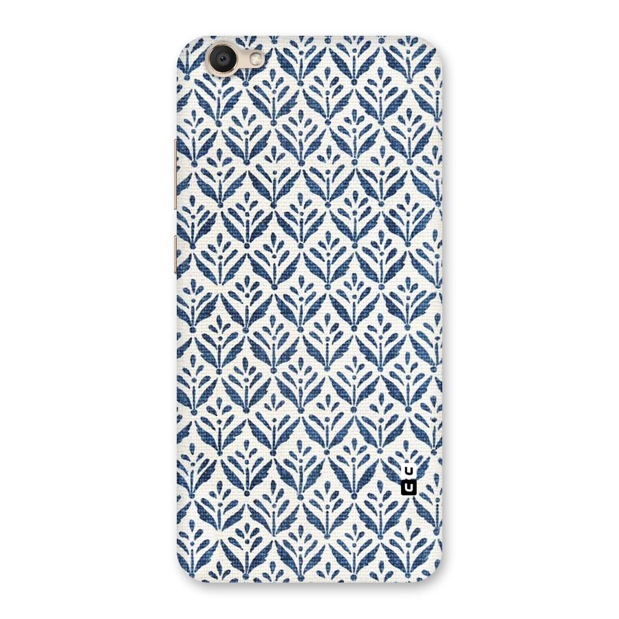Blue Leaf Back Case for Vivo V5