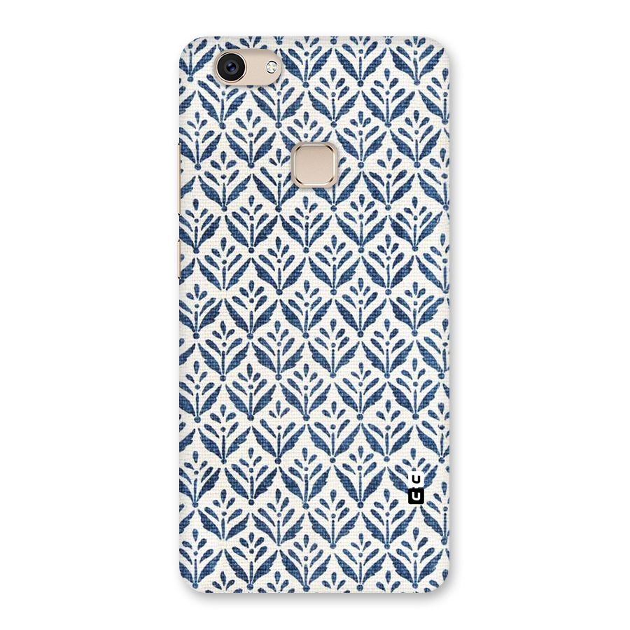 Blue Leaf Back Case for Vivo V7