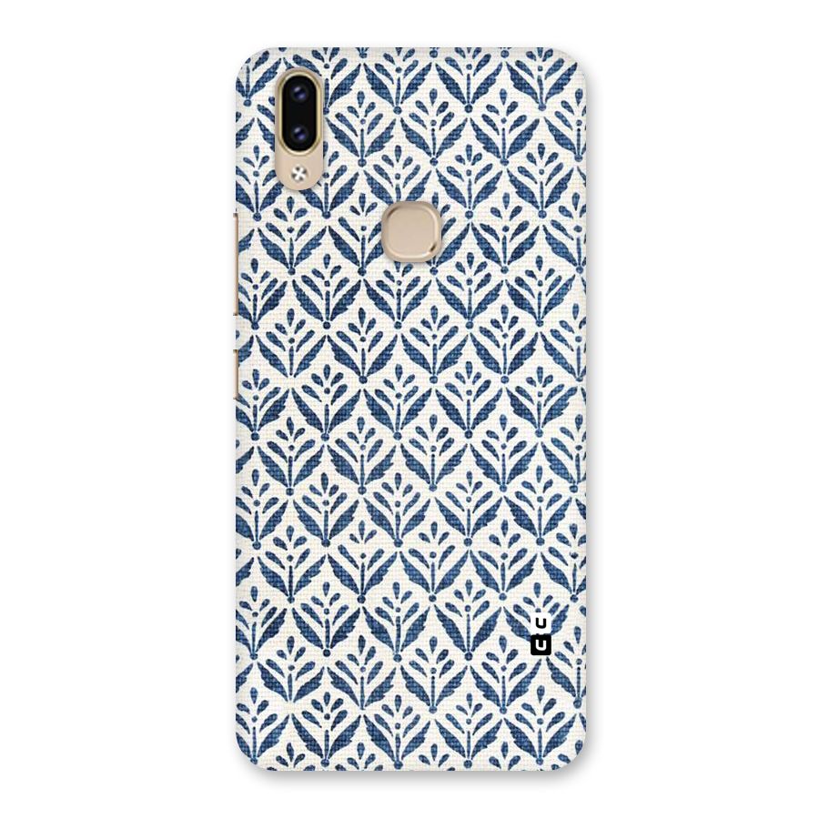 Blue Leaf Back Case for Vivo V9 Youth