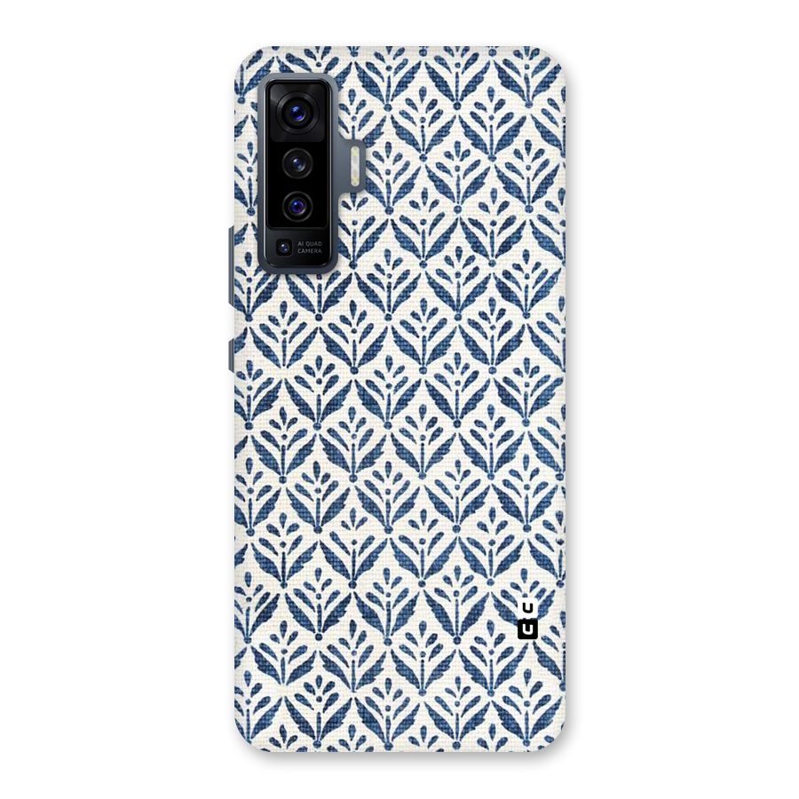 Blue Leaf Back Case for Vivo X50