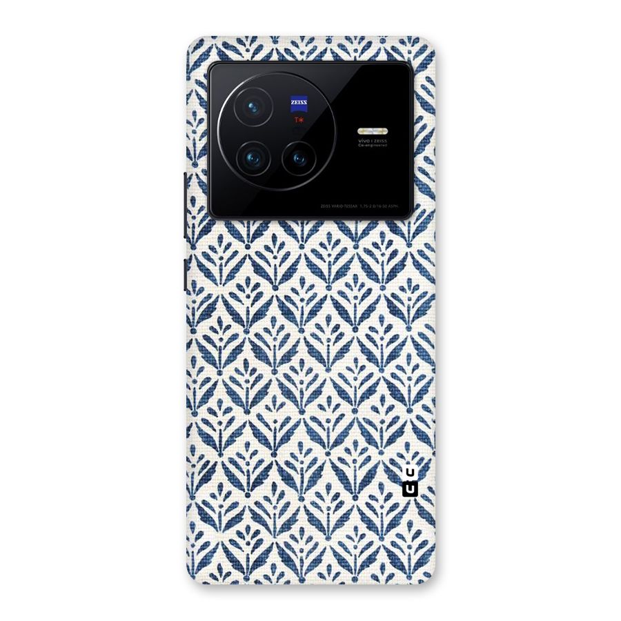 Blue Leaf Back Case for Vivo X80