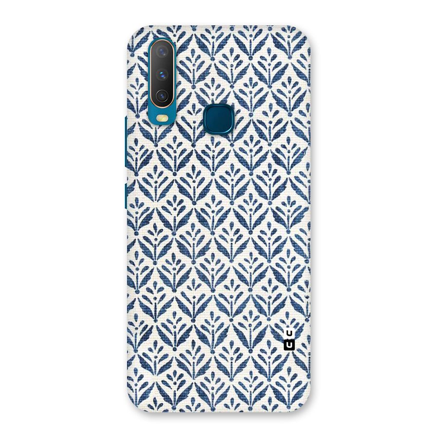 Blue Leaf Back Case for Vivo Y15