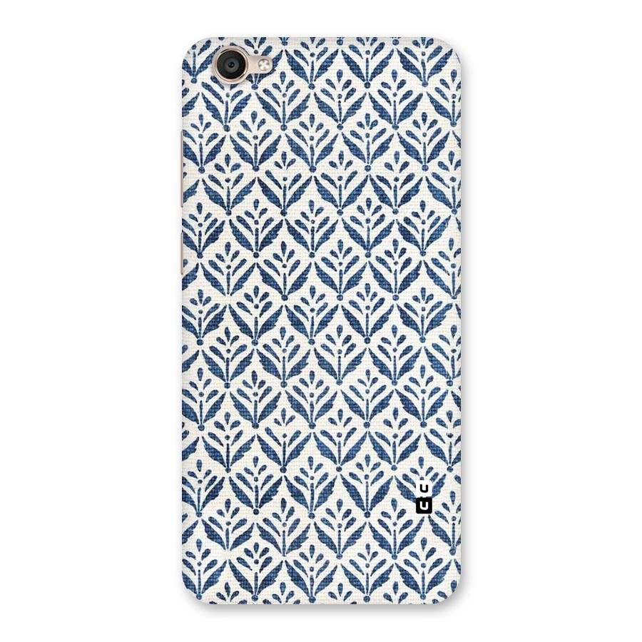 Blue Leaf Back Case for Vivo Y55s