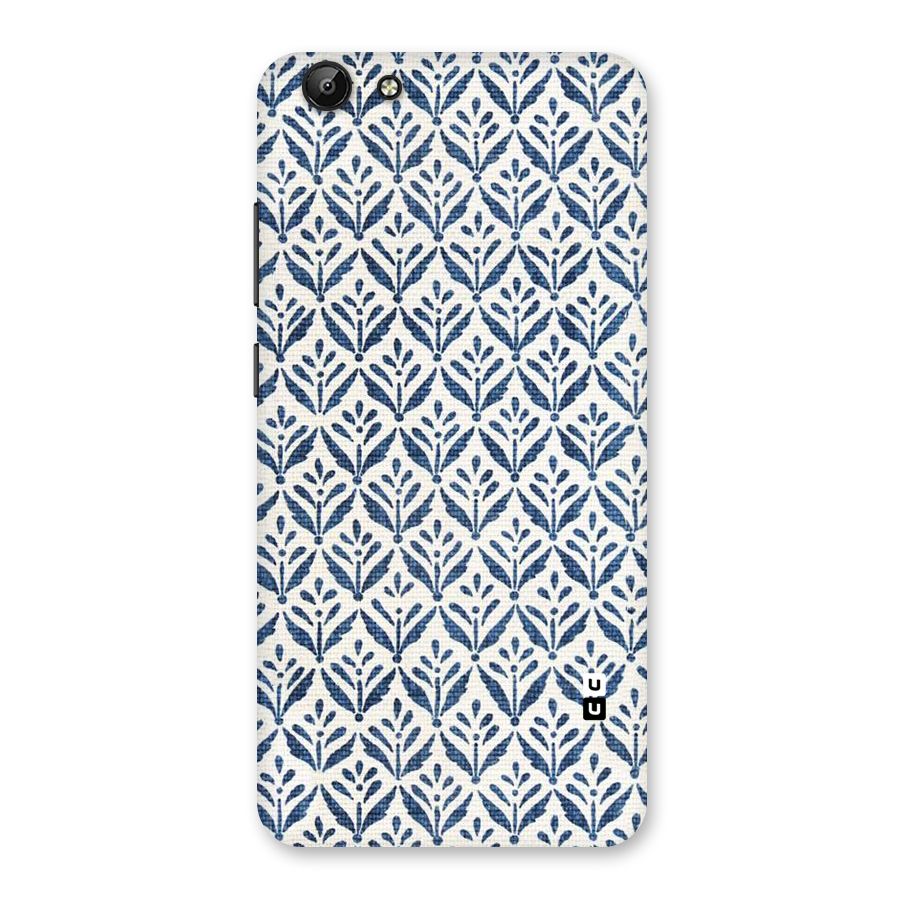 Blue Leaf Back Case for Vivo Y69
