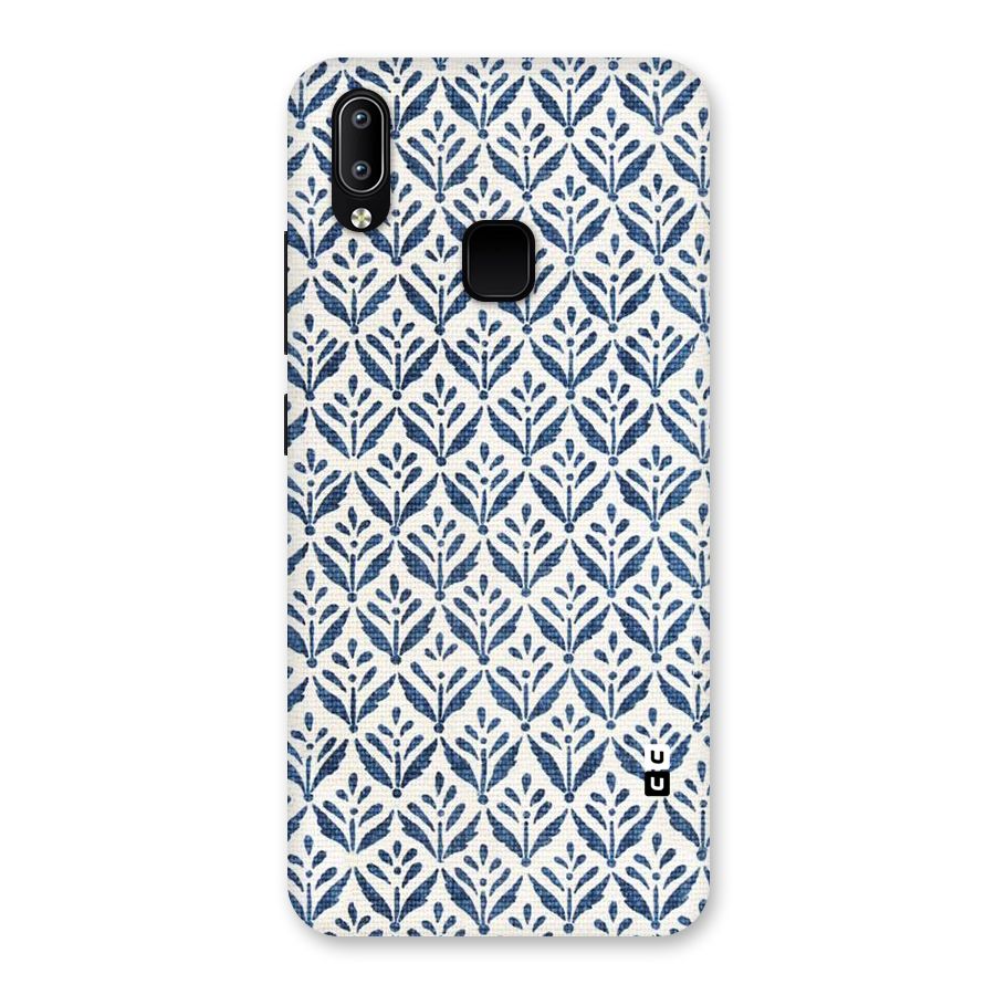 Blue Leaf Back Case for Vivo Y93