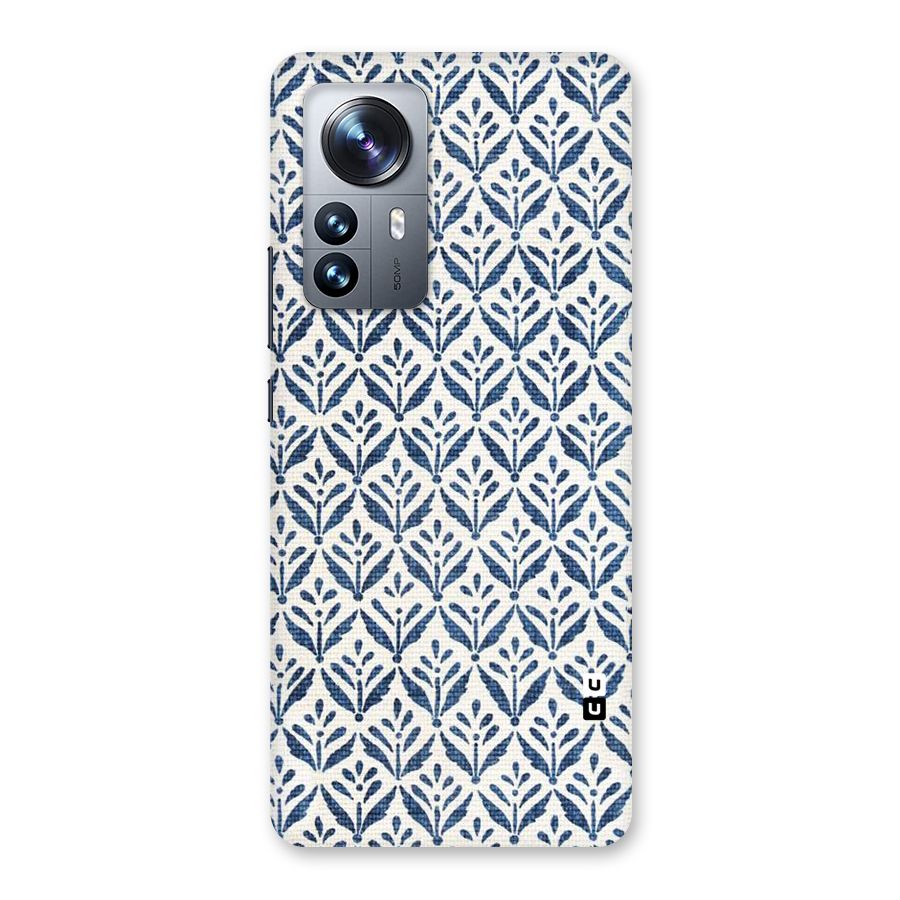 Blue Leaf Back Case for Xiaomi 12 Pro