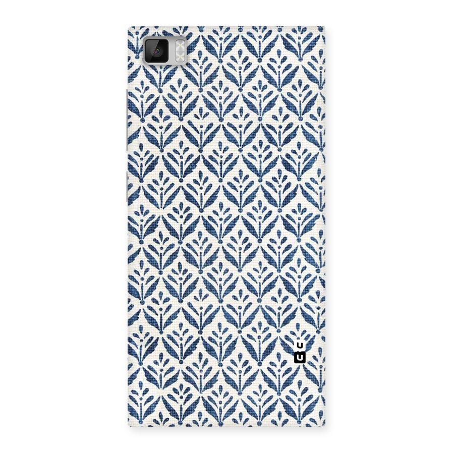Blue Leaf Back Case for Xiaomi Mi3