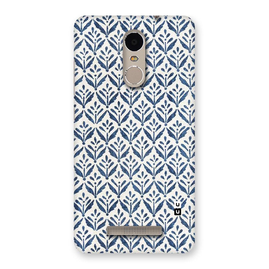 Blue Leaf Back Case for Xiaomi Redmi Note 3