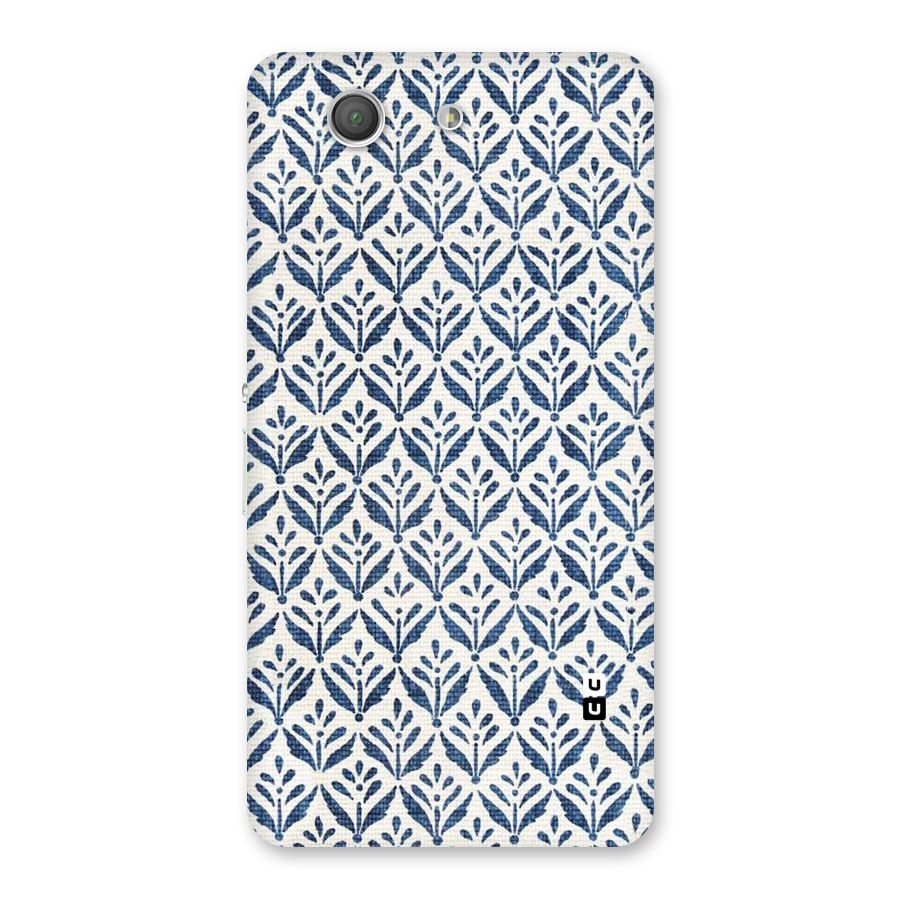 Blue Leaf Back Case for Xperia Z3 Compact