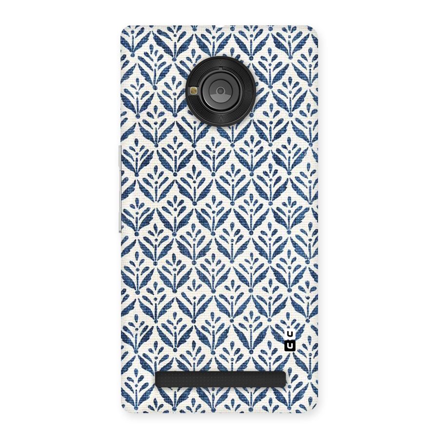 Blue Leaf Back Case for Yu Yuphoria