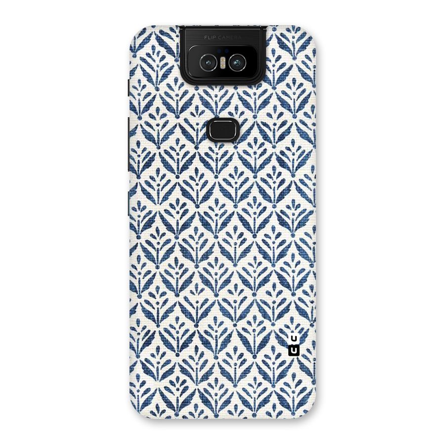 Blue Leaf Back Case for Zenfone 6z