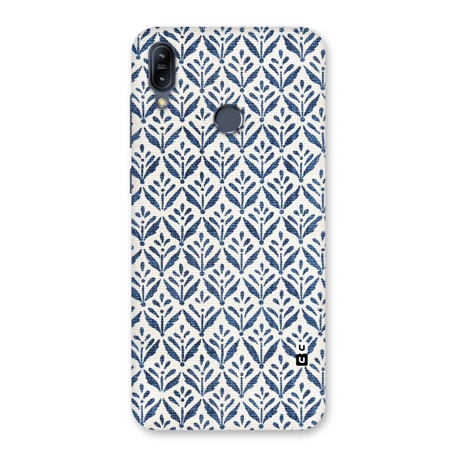 Blue Leaf Back Case for Zenfone Max M2